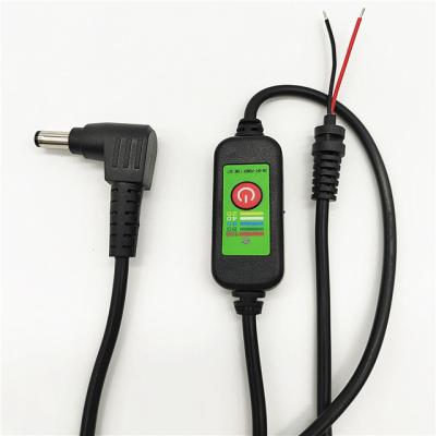China DC Control Cable 5v /12V Temperature Controller Switch Cable 5 Speed Temperature Adjustment 20/40/60/80/100% Heating Product Cable for sale