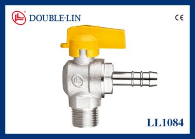 China Aluminium Handle Male X Hose Connector Brass Gas Valves for sale