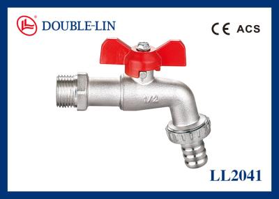 China T Type Aluminium Handle ISO228 Brass Bibcocks for sale
