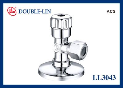 China ABS Handle 10 Bar Chrome Plated Angle Valve With Nut for sale