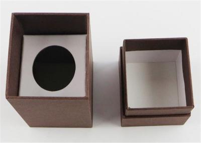 China 100% Recyclable Brown Cardboard Box Gift Packaging , Square Gift Boxes With Lids for sale