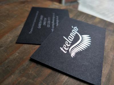 China Silver Foil Premium Business Cards , Hot Stamping Name Card Custom Design for sale