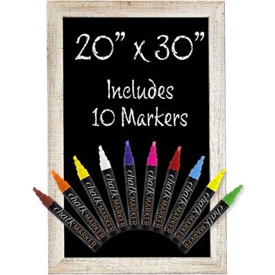 China Factory Wholesale Coffee Mini Chalk Small Chalkboard Wooden Frame Blackboard Directly for sale
