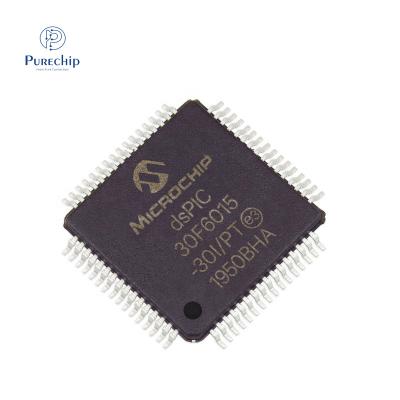 China Purechip dsPIC30F6015-30I/PT TQFP64 IC Electronic Components Standard Original Chips Integrated Circuits In Stock dsPIC30F6015-30I/PT for sale