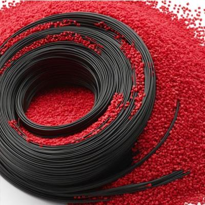 China Insulated Cables Deformable PVC Compound Granules Raw Material Heat Resistant OEM for sale