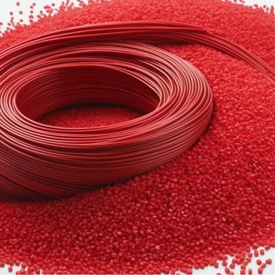 China Extruded Flame Retardant Flexible PVC Compound Beads For Wire And Cable Insulation for sale