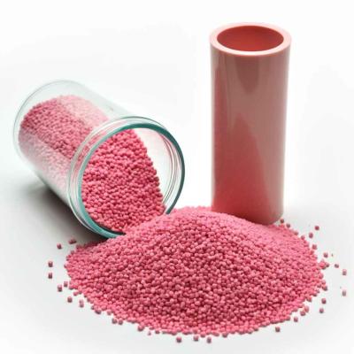 China Polypropylene Pink Colored Foaming Agent Masterbatch For PU PE Pipe Migration Resistance for sale