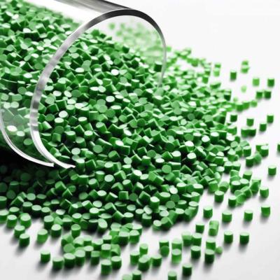 China FDA Approved Plastic Color Concentrate Pigment Green Masterbatch Weather Resistance for sale