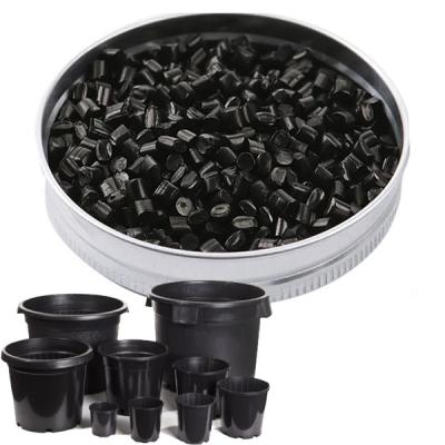 China High Concentration PE Black Color Masterbatch For Plastic Flower Pots injection for sale