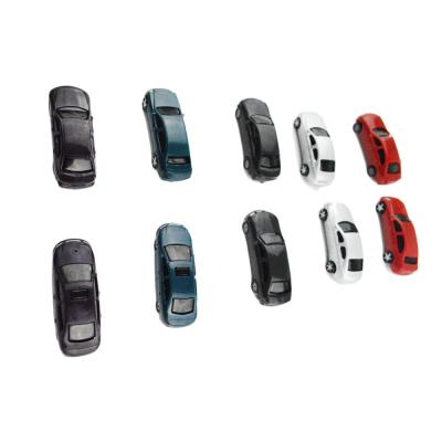 China 1:100 ABS plastic painted model car for architectural miniature kits or toy for sale