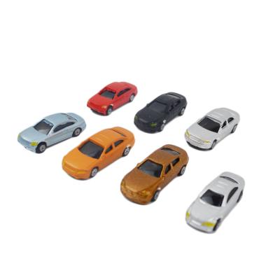 China 1:150 ABS plastic 3x1x0.9cm model color car for architectural miniature kits or toy for sale