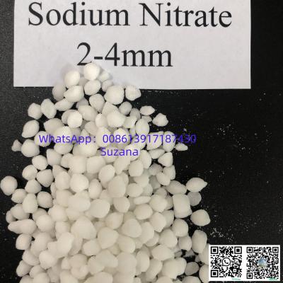China 2-4mm 6-8mm Granular Form Sodium Nitrate Highly Soluble In Water for sale