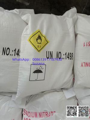 China Un Number 1498 Sodium Nitrate Industrial Grade for Effective Production Performance for sale