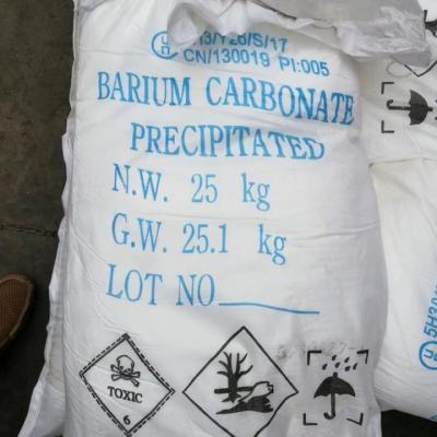 Chine Le carbonate en verre du baryum Baco3 saupoudrent la pureté d'EINECS 208-167-3 99% à vendre