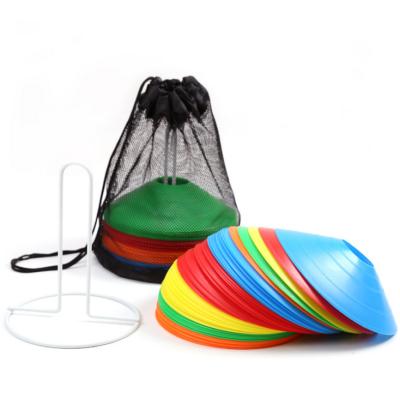 China Lightweight Customized Plastic Practice Obstacles Fall Heavy Duty Fast Speed Training Equipment Soccer Plate Cones for sale