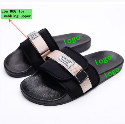 China Factory Anti-Slip PVC Slips Custom Logo House Ladies Slippers Moq 1 Designers' Designs Slippers For Women for sale