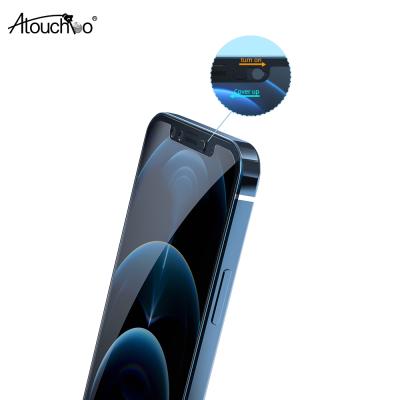 China Cell Phone Atouchbo X-Tech Lock Privacy Tempered Glass Screen Protector Anti-nicking For iPhone 13pro 6.7 6.1 Max 5.1size for sale