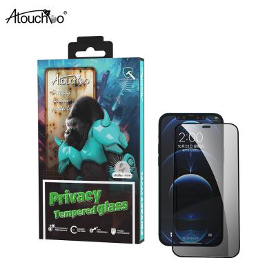 China Atouchbo 3D Strong Full Cover Mobile Anti Fingerprint Matte Privacy Tempered Glass Screen Protector For iPhone 13 Cellphone for sale
