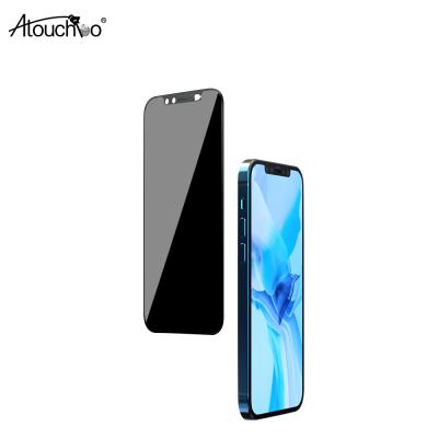 China Atouchbo New Strong Privacy 9H Anti Hacker 2021 Mobile Tempered Glass For iPhone 12 Pro Max Mini 11 13 Pro Max for sale