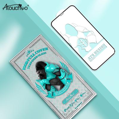 China Atouchbo Anti-scratch For iPhone 11 pro 7 8 plus XS Full Cover Max Clear 100D Tempered Glass Film Screen Protector Explosion Proof for sale