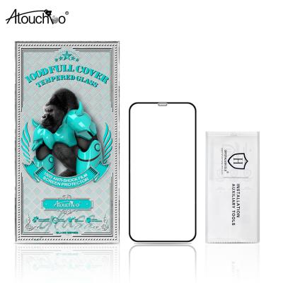 China Atouchbo 100D Full Coverage Explosion-proof Tempered Glass Film Screen Protector Anti-scratch For iPhone SE 2020 for sale