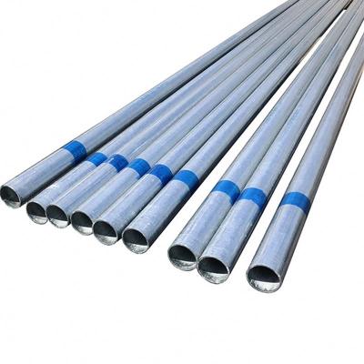 China Fluid Pipe Galvanized Carbon Mild Steel Pipe For Scaffolding Greenhouse With Low Price for sale