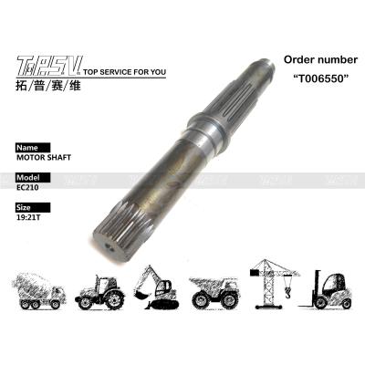 China SA8230-33140 EC210 Excavator Travel Motor Shaft in Excavator Machinery Packing Size Depend On Packing Type for sale