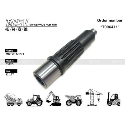 China 307-4176 High Durability E307C Excavator Travel Motor Shaft Pump Parts with Maintenance and Gear Oil for sale