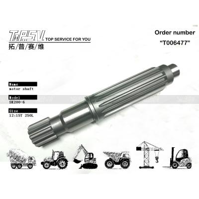 Китай YN15V00017S009 SK200-6 Двигательная вала экскаватора для экскаваторных машин продается
