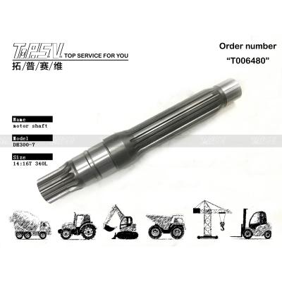 China 405-00031 Gear Oil Maintenance DX300 Excavator Final Drive Motor Shaft for Excavator Machinery Used for sale