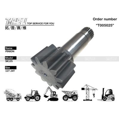 China SK135 Excavator Shaft Pinion Spare Parts Electronics Parts for Machinery Repair Shops in Origin for sale