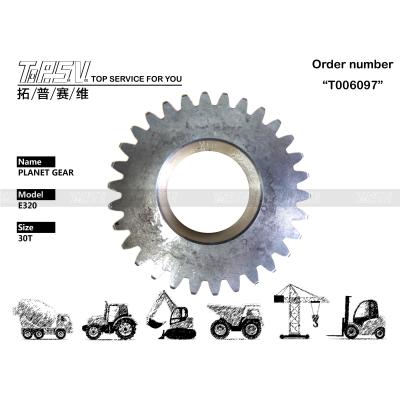 Chine 7Y-1431 engrenage planétaire E320 Excavateur Voyage 2 étape planète réducteur engrenages pièces en acier à vendre