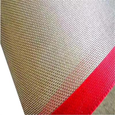 Chine Épaisseur résistante à la chaleur de la dentelle PTFE Mesh Conveyor Belt Alkali Free 0.55mm en métal à vendre