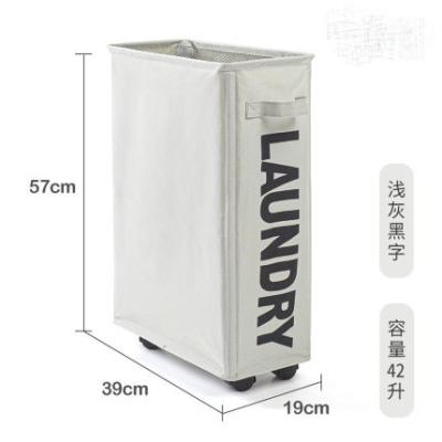China TB-A006 washable felt collapsible collapsible laundry basket without handles laundry bags and baskets for sale