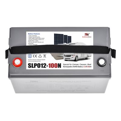 China Power Tools 12V 100AH Lithium Ion Battery Rechargeable LiFePO4 Battery For Solar Power System Energy Storage 10 Years Life Span for sale