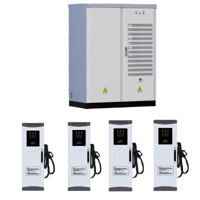 Chine Station de recharge de véhicules électriques commerciaux rapide avec des méthodes de paiement sécurisées Voltage de sortie réglable à vendre