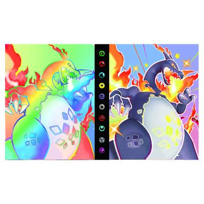 China Japan Style Best Price PVC 240 Cards 3D Charizard 4 Pocket Push Monday Album Binder Book Collector Holder for sale