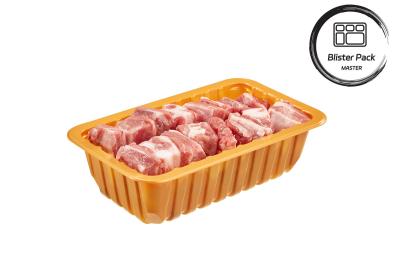 China Disposable Yellow PP Plastic Meat Trays for Fresh Meat Premium Quality Packaging for sale