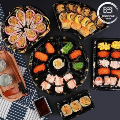 China Blister Salad Box Takeaway Gemakkelijk en milieuvriendelijk Plastic Sushi Container Te koop