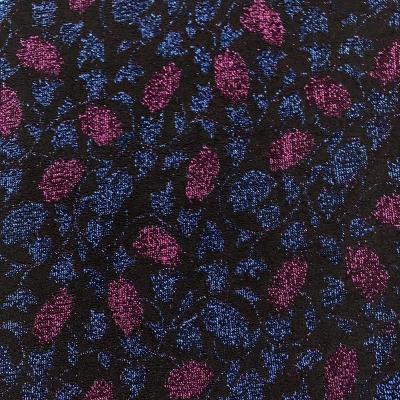 China Stretch fashion knit fabric hot sale poly/nylon knit metallic jacquard fabric with spandex fashion textile fabric more colors for sale