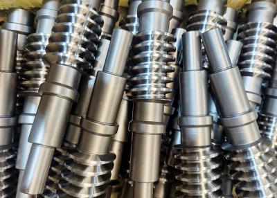 China Customized AISI 4140 Steel Worm Shaft And Worm Gear 2 Module for sale