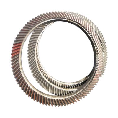 China Schlanker und geräuscharmer Betrieb mit hochgradigen Spiral-Bevel-Zahnrädern für schwere Anwendungen zu verkaufen