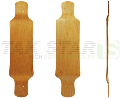 China Adult Wholesale White Drop Down Maple Longboard Decks for sale