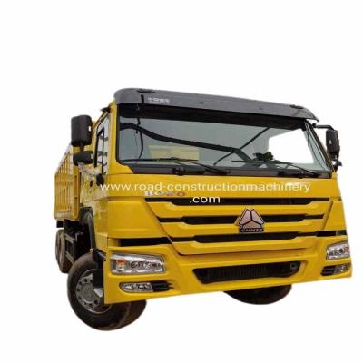 China Used yellow Dump Truck power 371hp Sinotruk Howo 6x4 Working in Nigeria Congo for sale