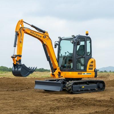 中国 バケット 0.23Cbm 6 トン XE60D ミニ 水力掘削機 販売のため