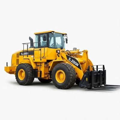 China 5.5 Ton 3.2m3 ZL50GN Wheel Loader 162kW WEICHAI Engine With Fork for sale