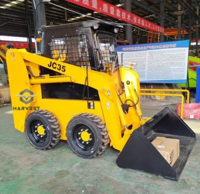 China Yanmar Engine 500kg 0.3m3 Skid Steer Loader JC35 with Various Attachments Hot Sale in South Africa for sale