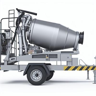 China 8Mpa HBT5008K 82kW aanhangwagen gemonteerde betonnen pomp Te koop