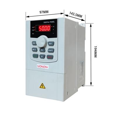 China Industrial Technology Ect MINI VFD 380V 3.7KW 5.5KW Three Phase AC Main Driver Motor Inverter Frequency Converter Speed Controller for sale