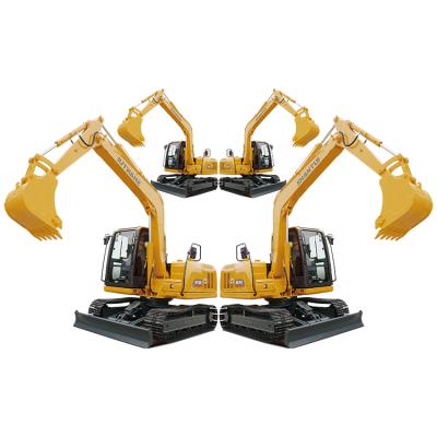 China Construction works China Shantui SE75 tractor excavator 8 ton escavatore excavators for sale for sale